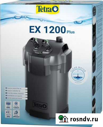 Внешний фильтр Tetra EX 1200 Plus новый гарантия Санкт-Петербург - изображение 1