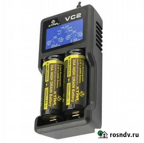 Зарядное устройство аккумуляторов Li-ion Xtar VC2 Тула - изображение 1