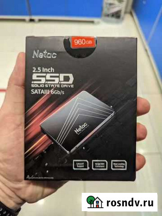Жесткий диск SSD 960Gb Netac 2.5 Новый Красноярск - изображение 1