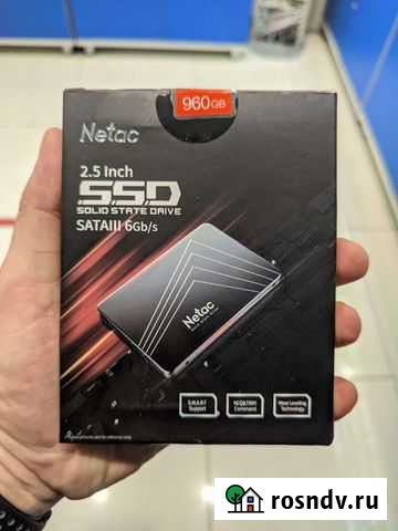 Жесткий диск SSD 960Gb Netac 2.5 Новый Красноярск - изображение 1