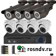 Комплект видеонаблюдения уличные и купольные AHD Ульяновск - изображение 1
