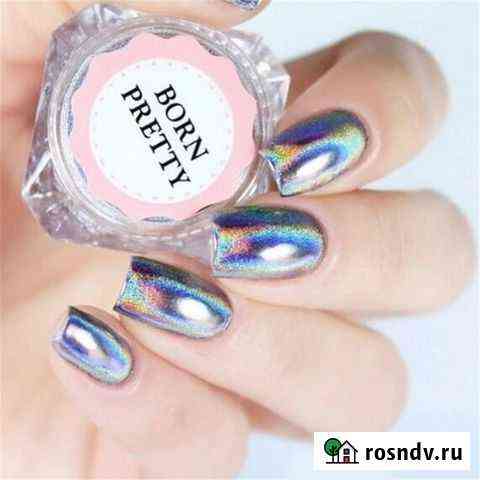Голографические глиттеры для ногтей Химки