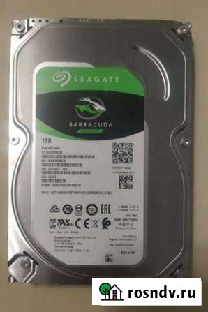 Жесткий диск Seagate barracuda 1tb Новый Курск - изображение 1