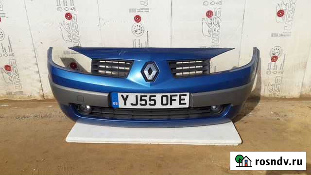 Бампер передний рено меган 2 Лебедянь - изображение 1