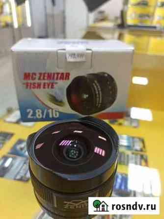 Объектив Зенит 16мм f2. 8 fisheye для Nikon Екатеринбург