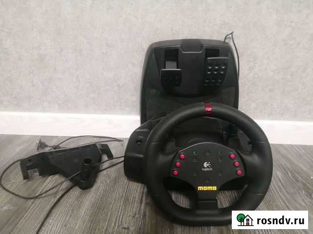 Игровой руль logitech momo racing Люберцы - изображение 1