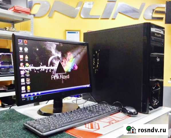 Компьютер с монитором для учебы и развлечений Комсомольск-на-Амуре - изображение 1