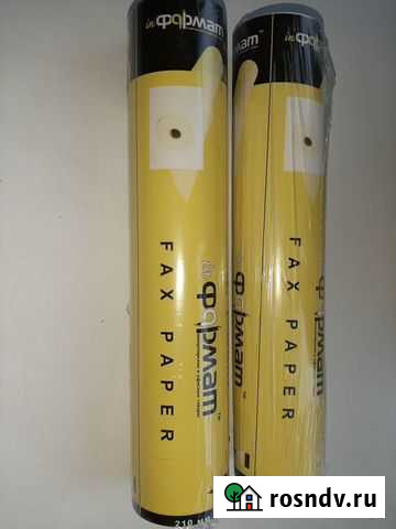 Бумага для факса (2шт) Мончегорск - изображение 1