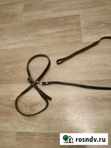 Поводок для кошек и собак кожаный Тольятти - изображение 1