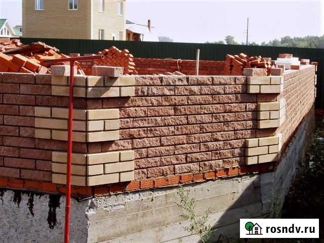 Декоративный кирпич колотый бессер камень Красные Баки - изображение 1