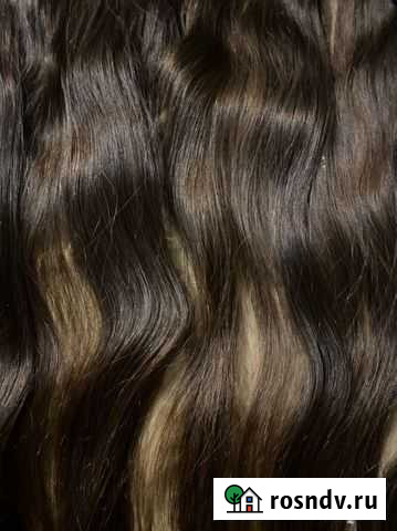 Натуральные волосы на заколках шатен Пенза - изображение 1