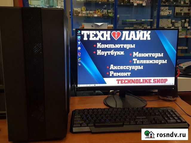 Новый пк для игр i3 10100F/8Gb/GT740/1TB Курск - изображение 1