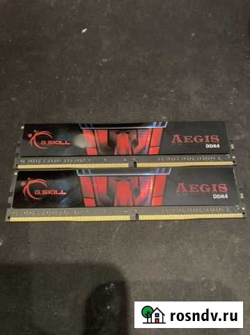 16Gb(2x8Gb) ddr4 3000 g.skill Краснодар - изображение 1