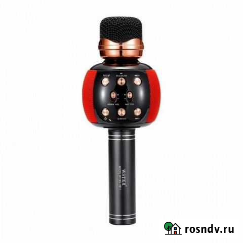 Беспроводной караоке микрофон WS-2911 Красный Красноярск - изображение 1