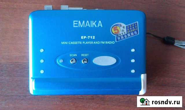 Кассетный плеер и FM радио emaika EP-712 Бийск - изображение 1