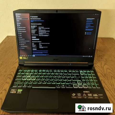 Супер ноутбук Aser nitro 5 Rtx 3070 Ryzen 7 5800H Можайск - изображение 1