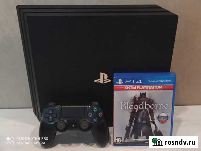 Sony Ps4 Pro 7108B + Bloodborne, Trade-In Ульяновск - изображение 1