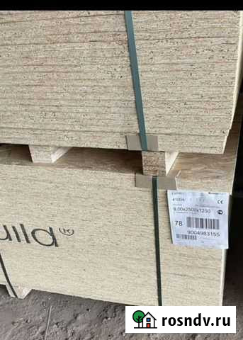 Плита осб 3 osb 9мм Новая Малыкла - изображение 1