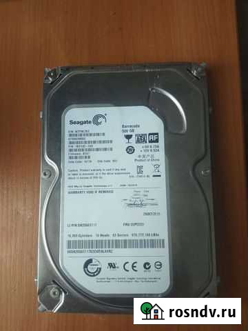 Жесткий диск seagate barracuda 500gb Рязань - изображение 1