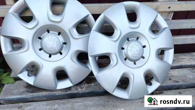 Колпак оригинал Skoda r14 Кузнецк - изображение 1