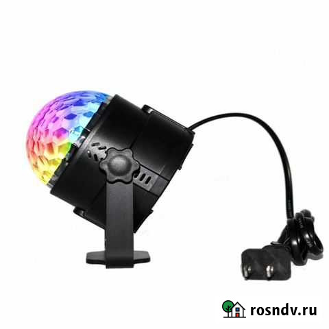 Светодиодный эффект «диско-шар» мини 3х1Вт Оренбург - изображение 1