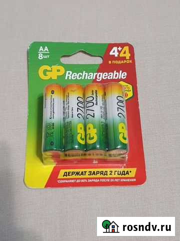 Аккумуляторы GP 2700мА тип аа Челябинск - изображение 1