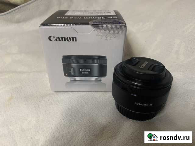 Объектив Canon 50mm 1.8 STM Борисоглебск - изображение 1