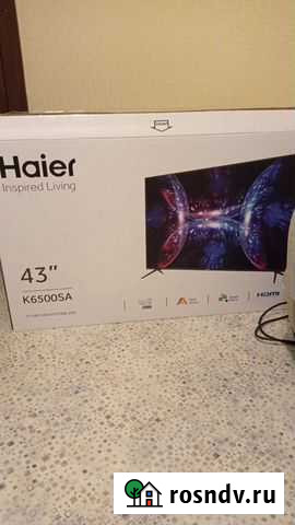Телевизор haier 43 на запчасти, новый Волжский - изображение 1