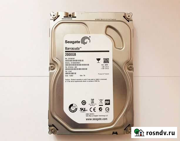 Жесткий диск Seagate 2 TB Красноярск - изображение 1