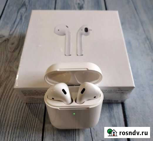 Новые беспроводные наушники TWS Apple AirPods 2 Черногорск - изображение 1