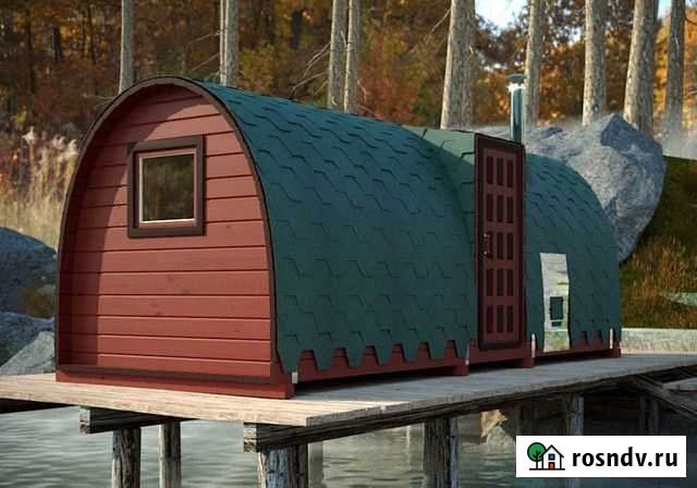 Баня бочка Викинг Готовая баня под ключ Усть-Джегута - изображение 1