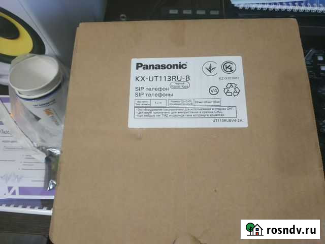 VoIP телефон Panasonic KX-UT113RU-B Брянск - изображение 1