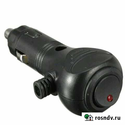 Штекер автоприкуривателя 12v с выключателем Оренбург - изображение 1