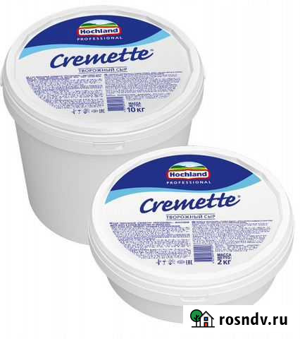 Сыр Hochland Креметте для кондитеров и сушистов Новокузнецк - изображение 1