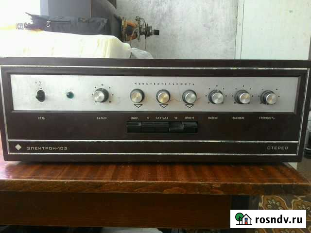 Усилитель Электрон-103 стерео Красногвардейское - изображение 1