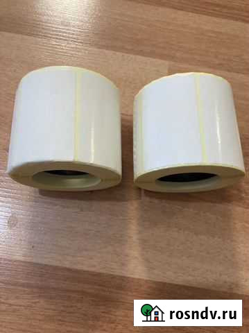 Термотрансферные этикетки 58х40 Екатеринбург - изображение 1