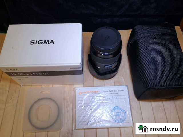 Объектив Sigma 18-35 F1.8 Art Canon Киров - изображение 1
