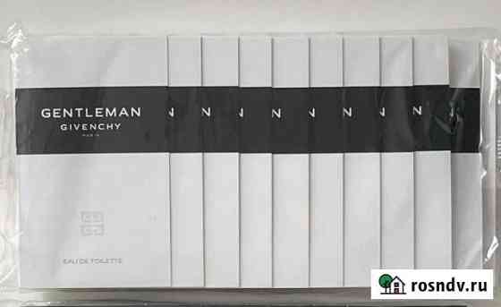 Мужские пробники G Gentleman eau te toilette Новороссийск