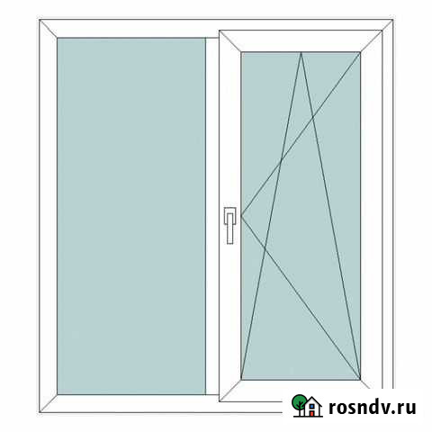 Окно пвх новое 1300х1360 Курган - изображение 1