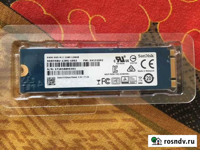 Ssd m2 128gb sandisk Чита - изображение 1