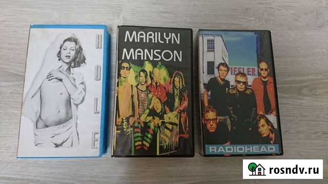 Видео(видеокассета) Hole, Marilyn Manson, Radiohea Калуга - изображение 1