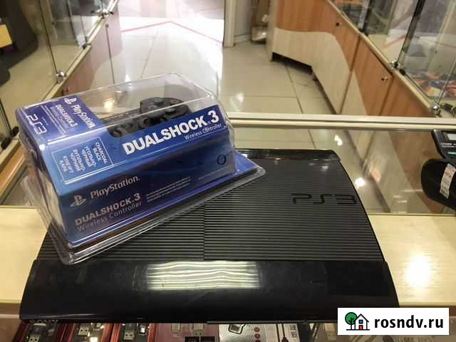 Sony PS3 Super Slim 500гб+1джой+110 игр Петропавловск-Камчатский - изображение 1
