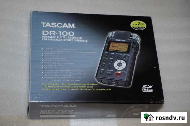Профессиональный рекордер Tascam DR-100 в комплект Санкт-Петербург - изображение 1