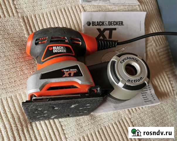 Шлифмашина эксцентриковая blak & decker XT Мурманск - изображение 1