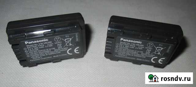 Аккумуляторы Panasonic VBL090 875 mAh Владимир - изображение 1