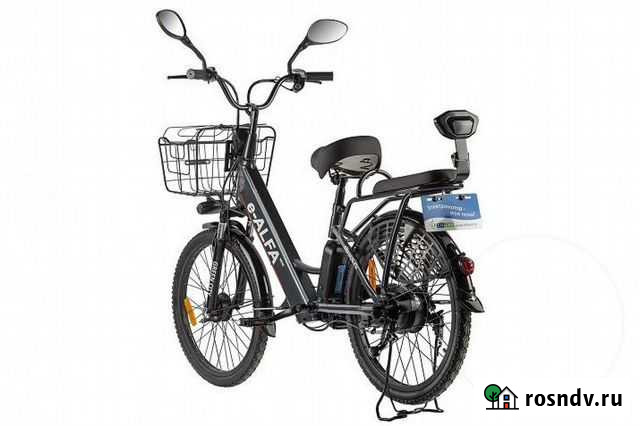 Электровелосипед green city e-alfa new черный Казань - изображение 1
