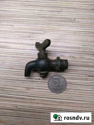 Кранчик антикварный маленький Вольск - изображение 1