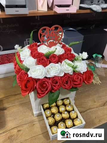 Букет цветов из мыла Владикавказ - изображение 1