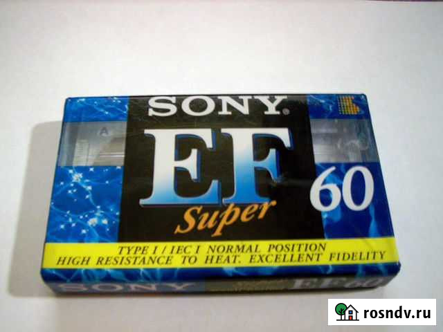 Аудиокассета Sony EF 60 Super Ангарск - изображение 1