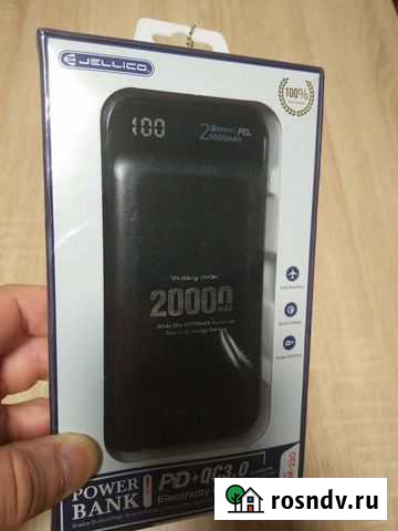 Внешний аккумулятор Jellico на 20000 мА ч Краснодар - изображение 1